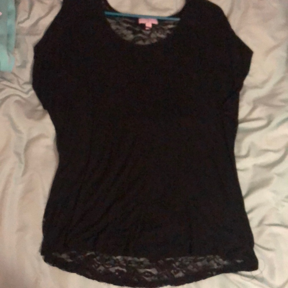 Lacy black shirt